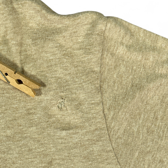 Vintage Ralph Lauren Polo Shirt Adult LARGE Brown Long Sleeve Small Pony 90s - Picture 9 of 12